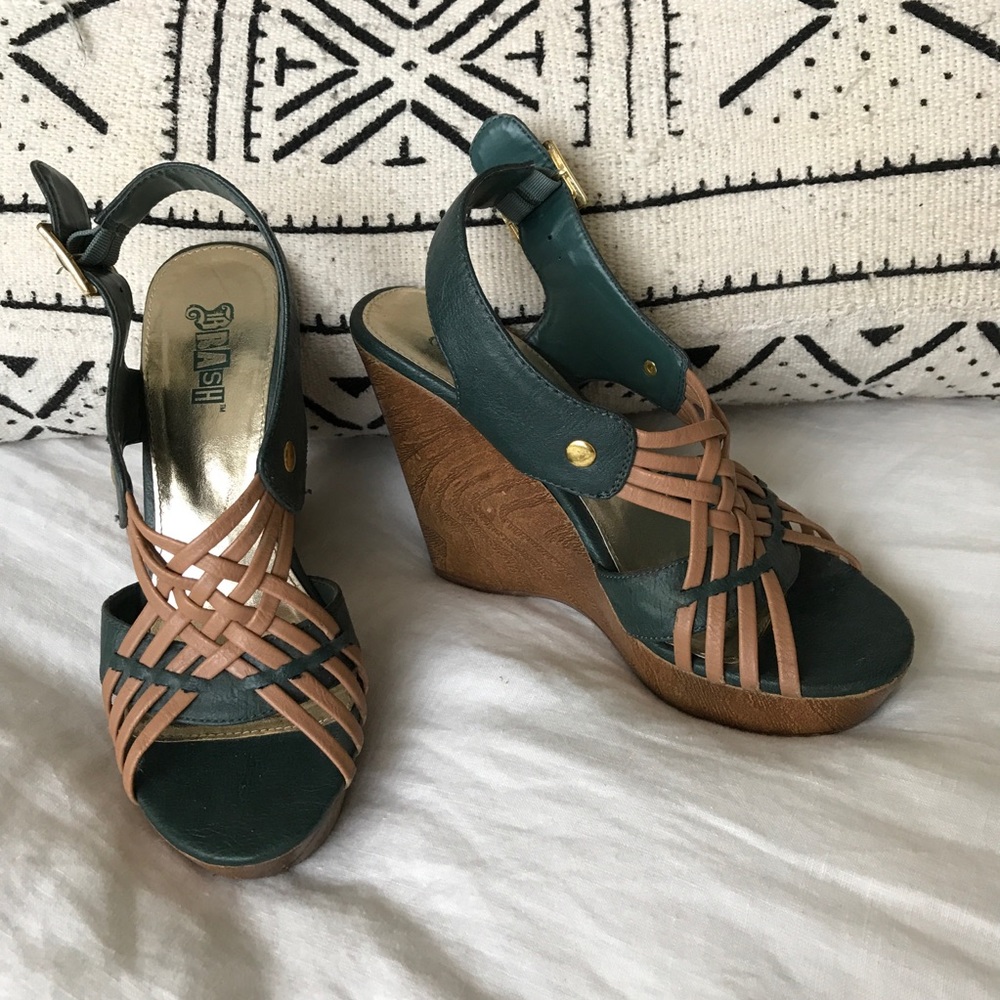 Dark Green Wedges